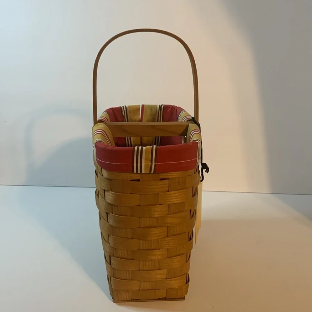 Williams-Sonoma Ashwood Wine Tote Holds 2 Wine Bottles New